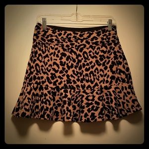 Urban Outfitters Leopard Print Skirt